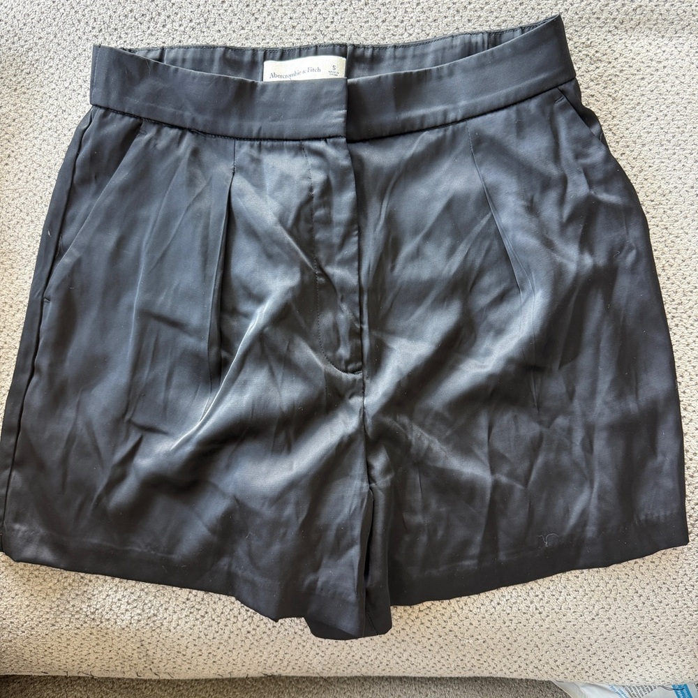 Abercrombie High Rise Satin Shorts